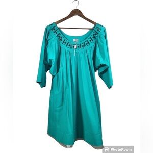NWOT Philosophy di Alberta Ferretti Teal Dress US 8